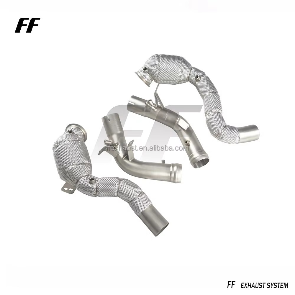 Suitable for Mercedes-Benz W213 E63 GT63 AMG M178 4.0T downpipe exhaust heat shield downpipe