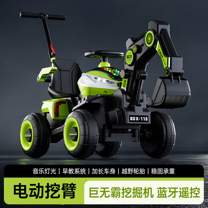 Children's Electric Excavator Toy Car That Can Be Ridden, Remote-Controlled Dual-Drive Excavator for Boys and Girls, Baby Ride-On Vehicle Children's Electric Excavator Toy Car That Can Be Ridden, Remote-Controlled Dual-Drive Excavator for Boys and Girls, Baby Ride-On Vehicle