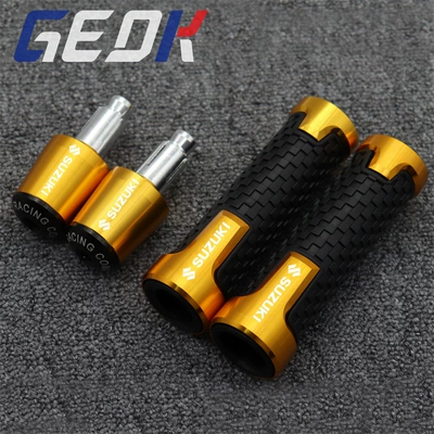 Throttle: Motorcycle Handle Cover - standard-gold-handle-cover-handle-plug