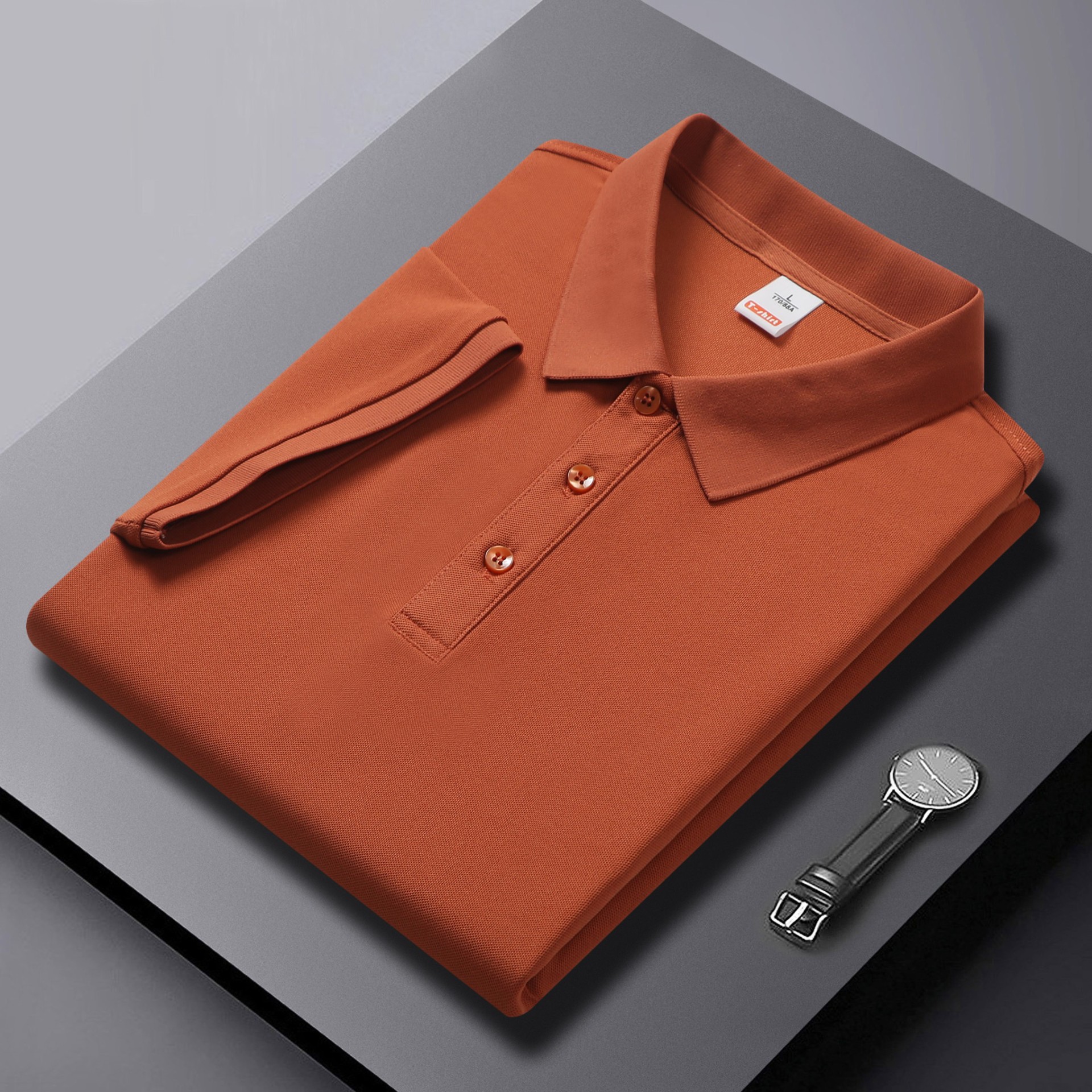 Camisas de algodón de perlas personalizadas LOGO gratis polo con solapa camiseta de manga corta para hombres y mujeres ropa de trabajo de verano fábrica transfronteriza al por mayor