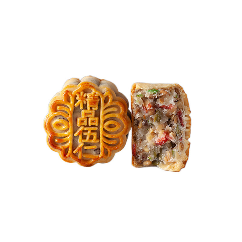 月饼五仁东北手工传统老式糕点无糖黑芝麻豆沙散装多口味中秋礼盒|undefined