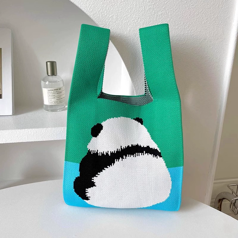 Knitted shoulder bag