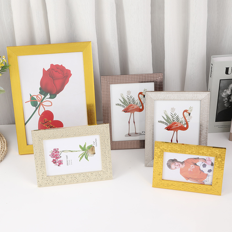 Fashionable Scandinavian Style Small Fresh and Cute Kidsren's Photo Ps Framed Photo Frame Rectangular Pure Color Desktop Ornaments Fashionable Scandinavian Style Small Fresh and Cute Kidsren's Photo Ps Framed Photo Frame Rectangular Pure Color Desktop Ornaments