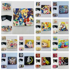 Moonlight Knight Rabbit Wallet Cute Cartoon Student Unisex PU Leather Children's Pocket Money Wallet