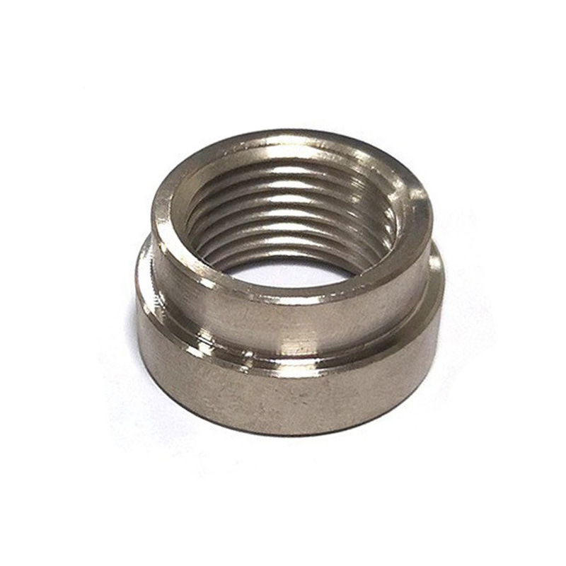 Coche modificado por el fabricante M18 * 1.5 Tuerca redonda de dientes internos Tuerca de níquel galvanoplastia de hierro Tuerca adaptador de tubo de escape Junta de soldadura
