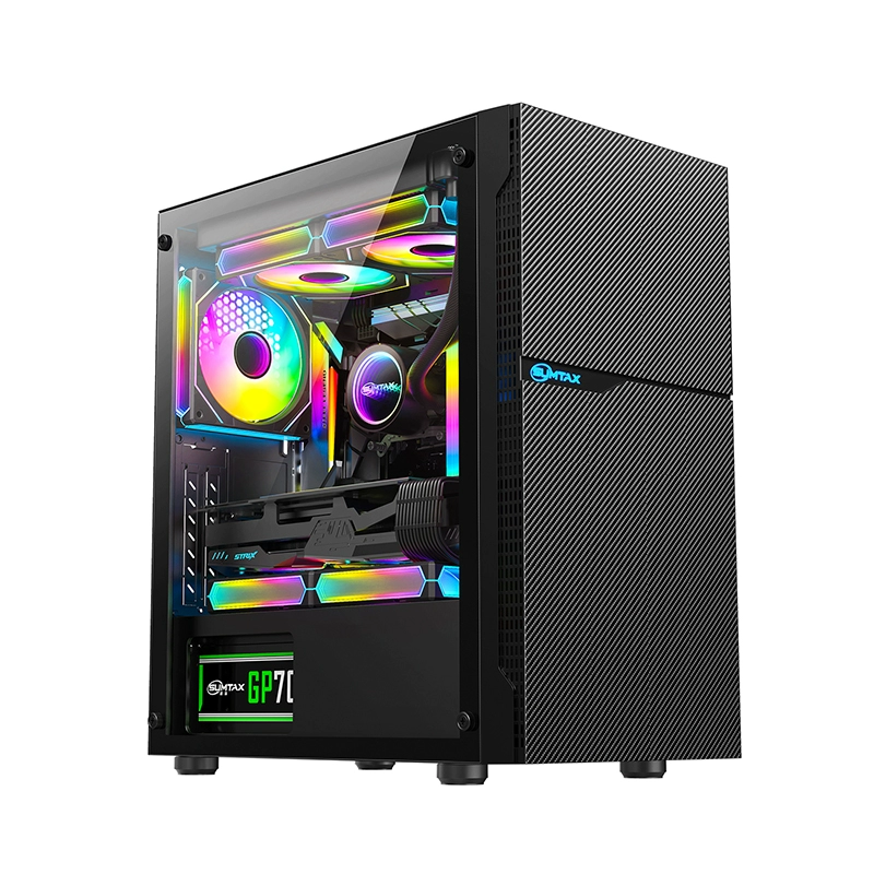Корпус Sumtax/迅钛 Pingtouge M1 для компьютера, настольный игровой корпус с полной боковой прозрачной панелью, водяное охлаждение, корпус для материнской платы M-ATX