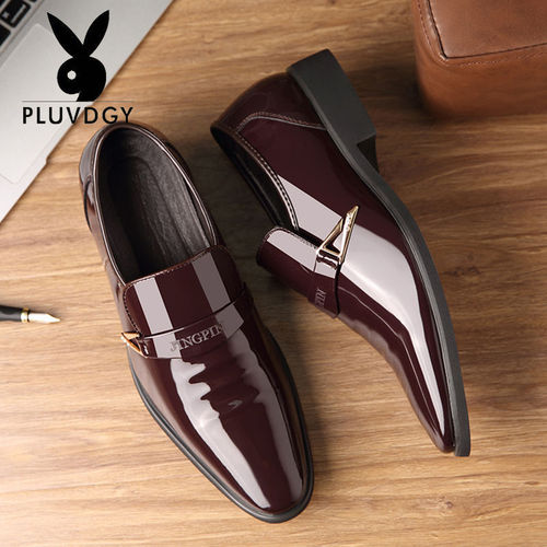 [100% all cowhide] men's leather shoes, business formal dress men's leather shoes, casual soft sole, breathable work overshoes