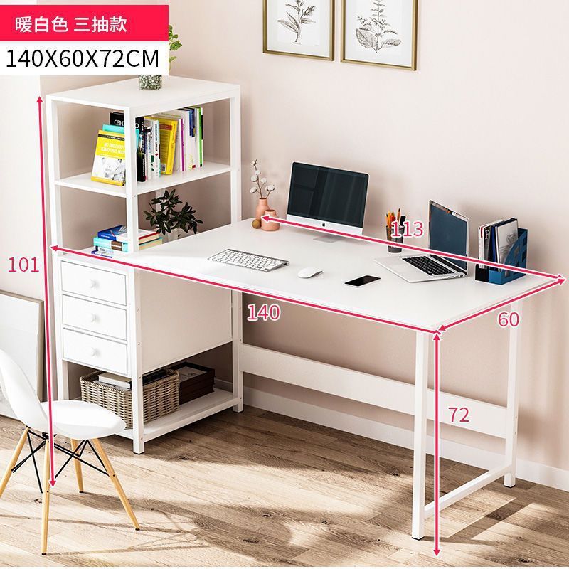 Escritorio de computadora, estante combinado, escritorio de escritorio, escritorio de alquiler simple, escritorio de oficina, dormitorio simple, escritorio