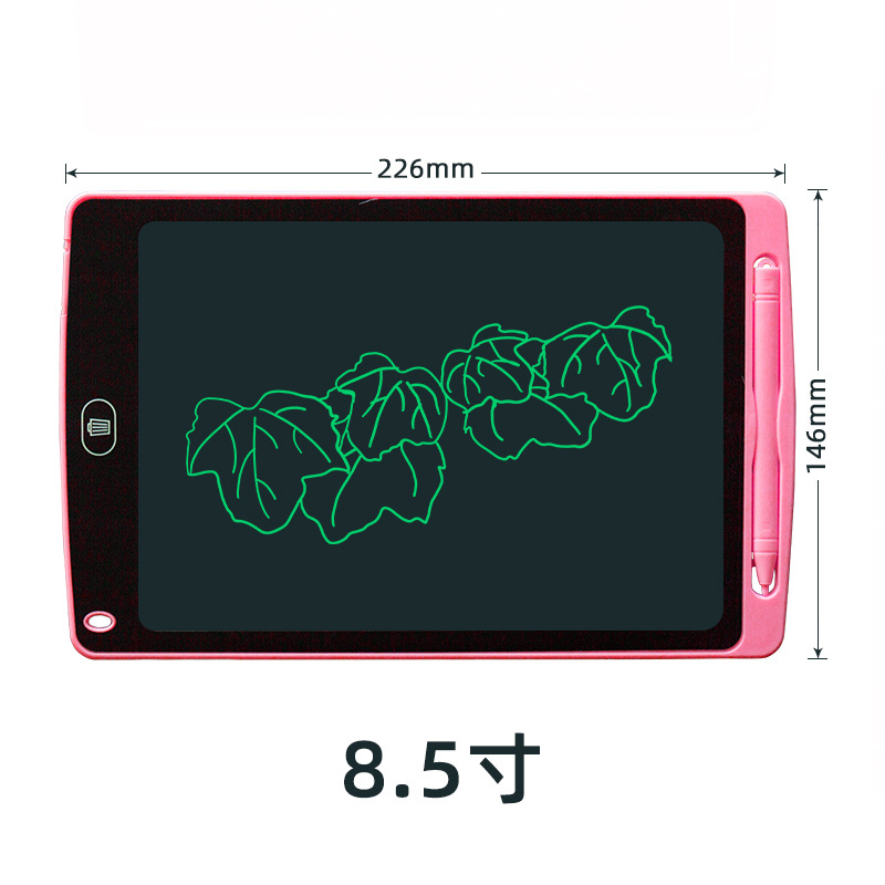 Niños LCD graffiti tablero de pintura de 8.5 pulgadas modelo masculino tablero de escritura de pintura electrónica tablero de escritura LCD borrable