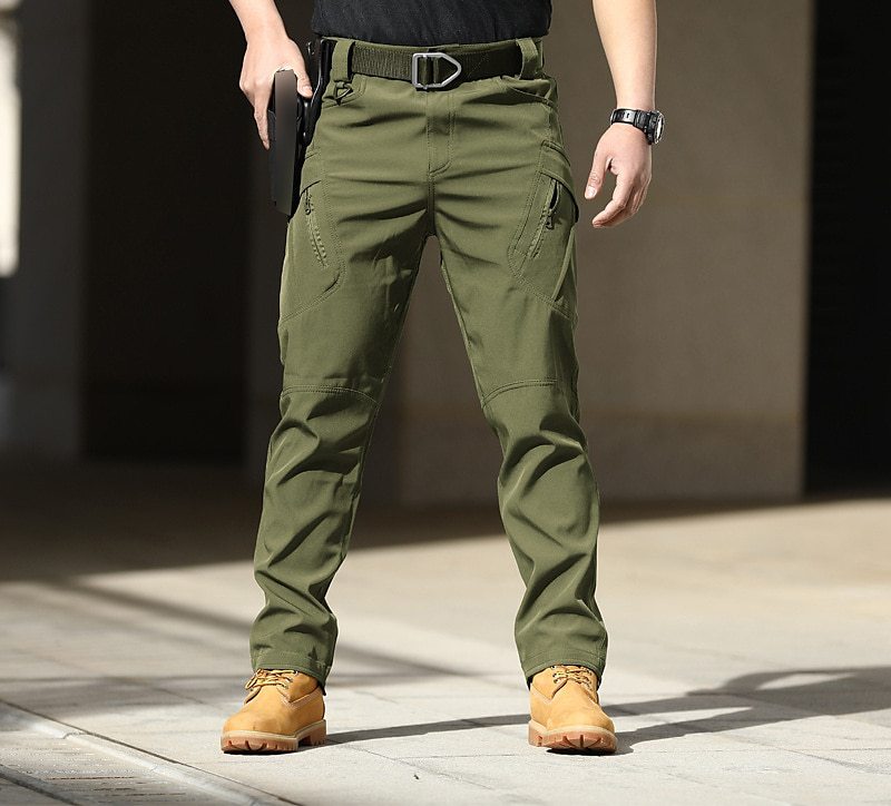 Pantalones casuales al aire libre para fanáticos militares, monos, chaquetas de primavera y otoño sueltas rectas, pantalones de montañismo tácticos elásticos y transpirables