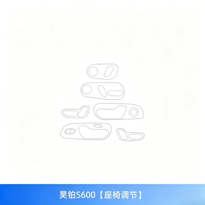 Car interior film: navigation screen tempered film, door sill - 26-models-of-hyper-s600seat-adjustment