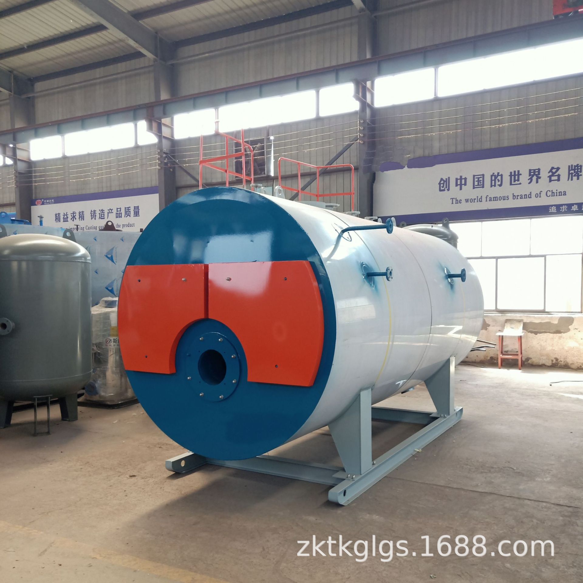 厂家直销 蒸发量4t/h 蒸汽压力1.25MPa 四吨燃气蒸汽锅炉价格