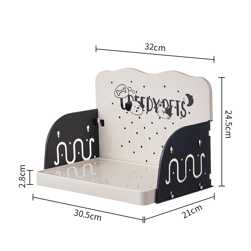 Plato de comedor para mascotas, mesa de comedor para gatos, mesa de comedor para perros pequeños y medianos, estante ajustable para mascotas, artículos para mascotas