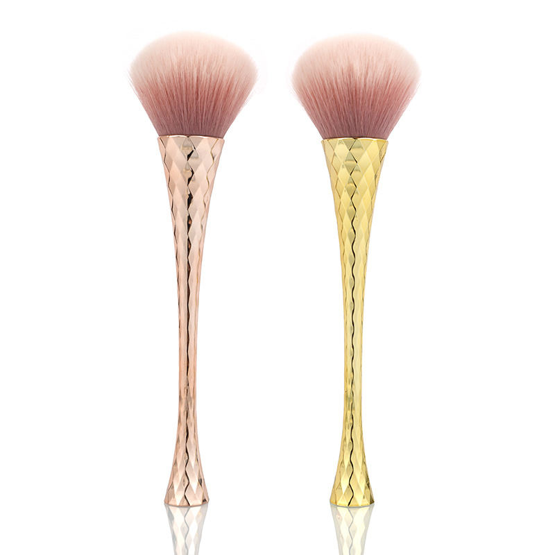 Cepillo suelto de cintura pequeña de gran tamaño cepillo de rubor de pelo suave cepillo de maquillaje de copa única herramientas de belleza universal al por mayor