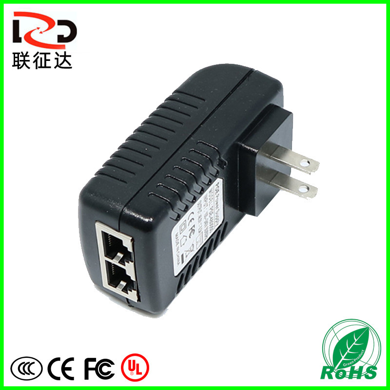Factory Direct 100 m POE power supply 48V0.5A24V12V15V18V1A wireless AP bridge monitoring power supply
