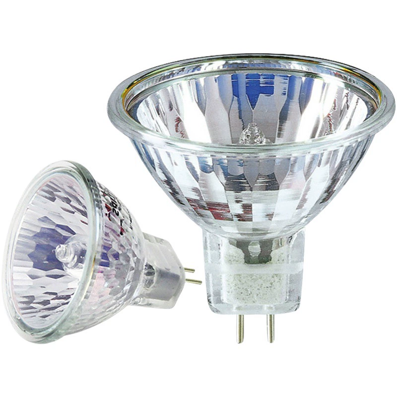 Philips галогенная кварцевая лампа MR16 лампа чашка желтый свет 12V 50W Точечный светильник галогенная Вольфрамовая Лампа MR11 с крышкой