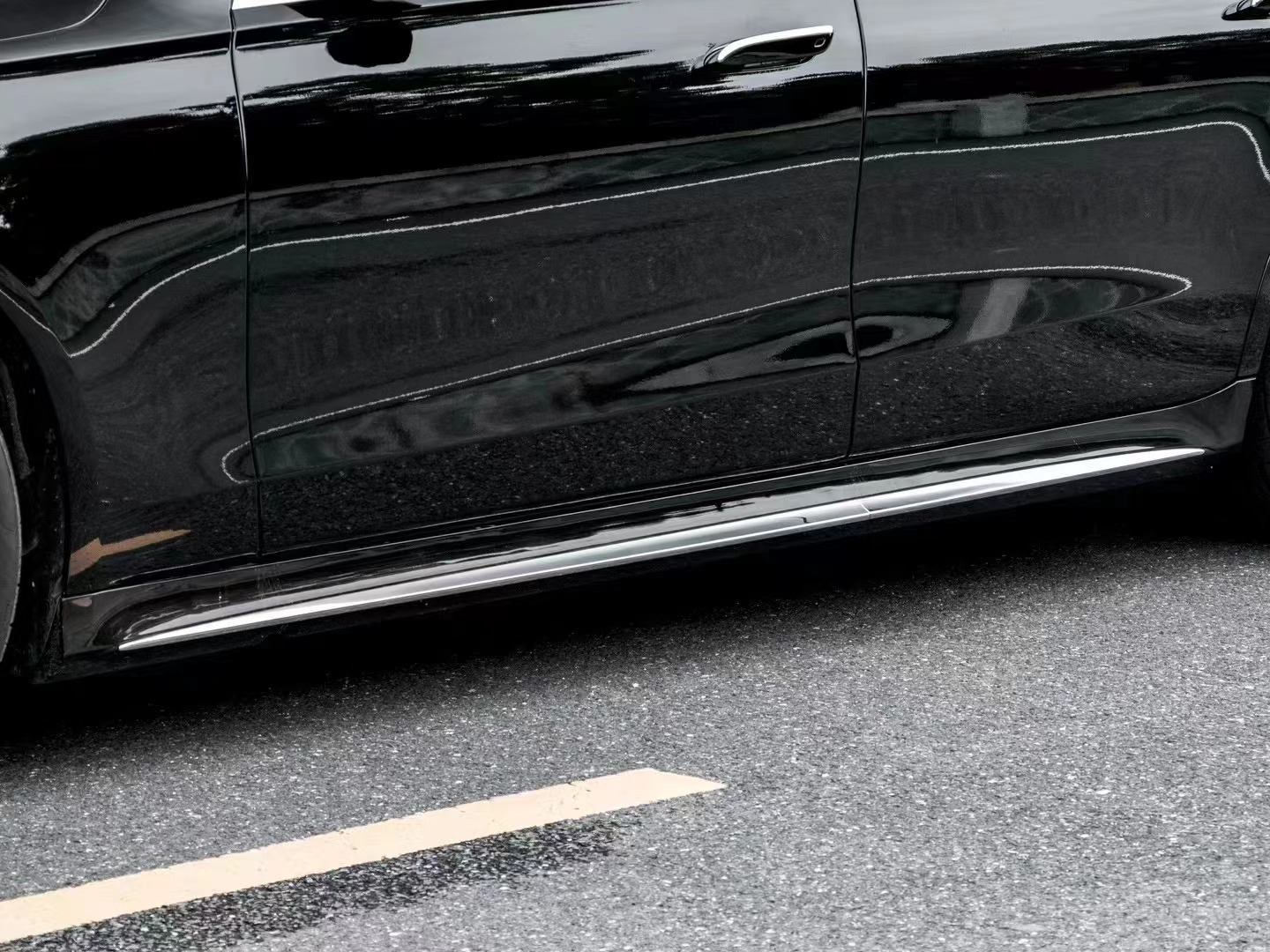 21-25 Models of Mercedes-Benz S-Class W223 S400 Modified with S63 S65Amg S450 Body Kit Maybach Body Kit Side Skirts