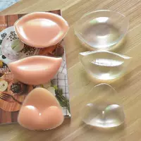 Силиконовые вкладыши для груди, прозрачные утолщенные невидимые треугольные подушечки для груди с эффектом пуш-ап, силиконовые подушечки для искусственной груди, вставки для бюстгальтера, интимные подушечки