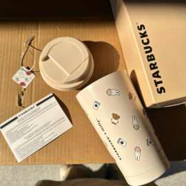星爸爸miffy联名款不锈钢咖啡杯直饮喝水杯保温保冷杯厂家直供