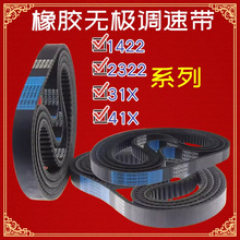 木工机械四面刨无极调速器工业同步变速调速传动齿形橡胶皮带系列