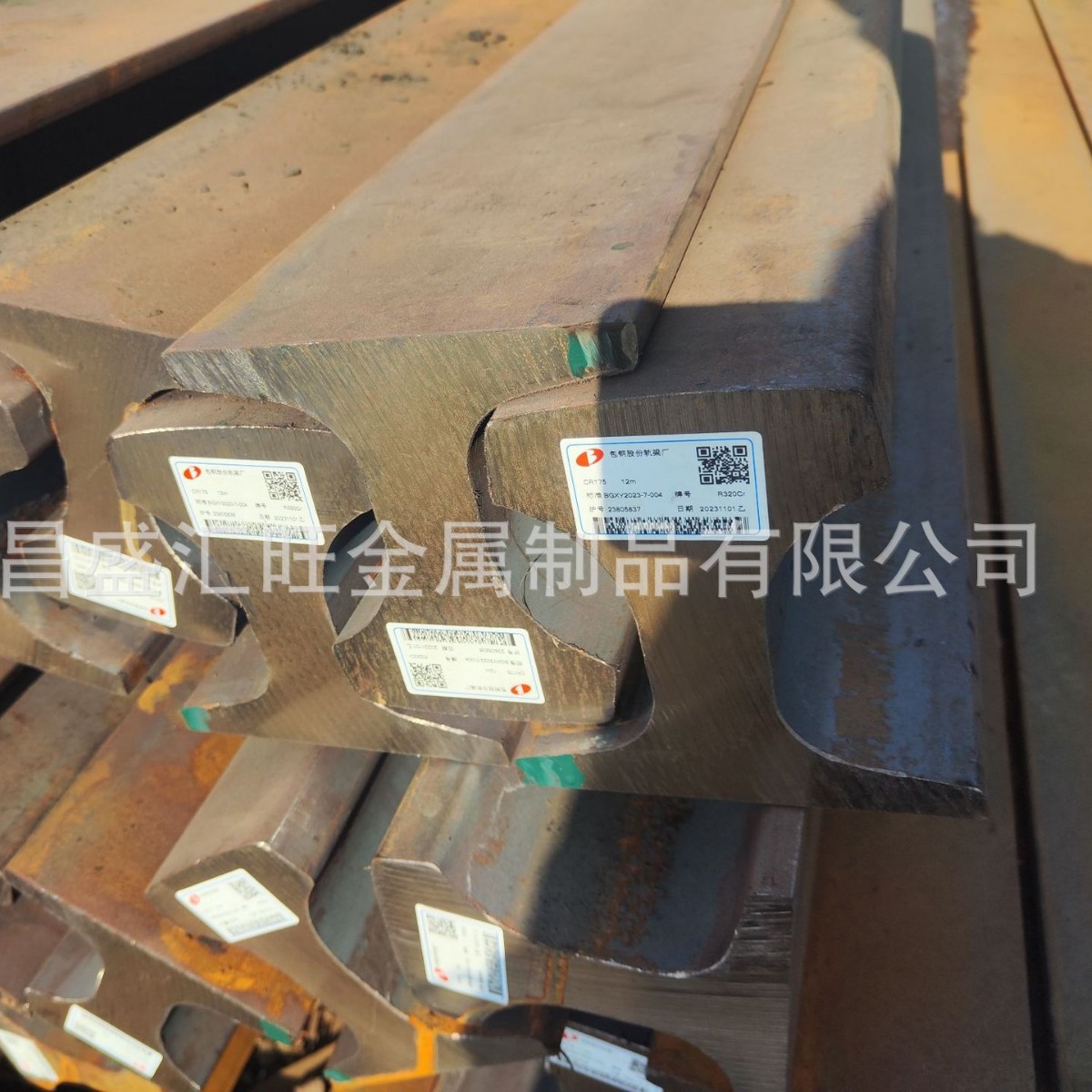 QU120起重机钢轨QU100码头用铁轨Q80钢结构上用铁轨国标YB/T5055