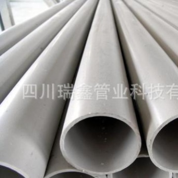 四川乐山厂家销售pvc-u实壁管 中空实壁螺旋消音管 种类齐全