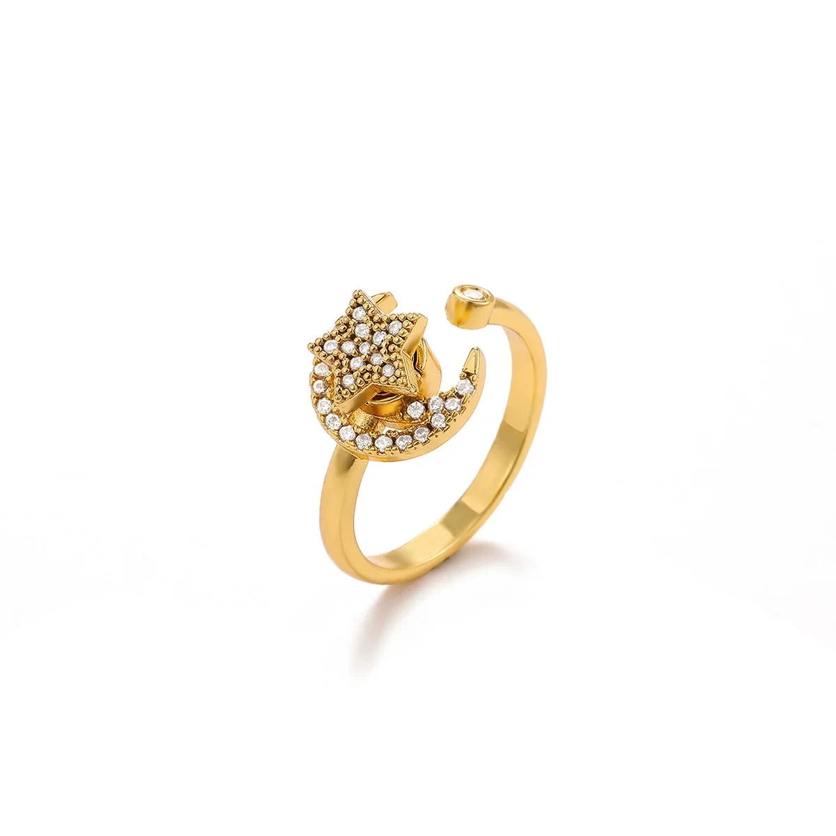 Ring, Amazon, diamond encrusted, 18 carat, flowered