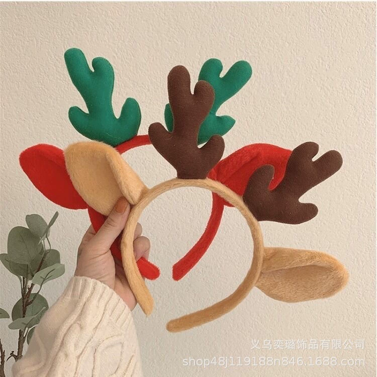 Новогодняя милая детская cartoon ободок для головы, наряд
