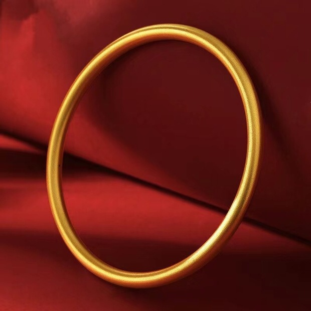 Ancient French inheritance plain ring bracelet brass gold-plated gold shop with live imitation gold closed bracelet bracelet wholesale supply