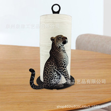 跨境热销宠物动物铁艺纸巾架餐厅客厅桌面纸巾架