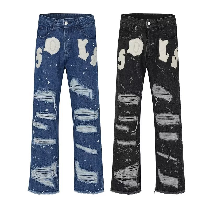 Jeans con bigotes rotos Imagen 5