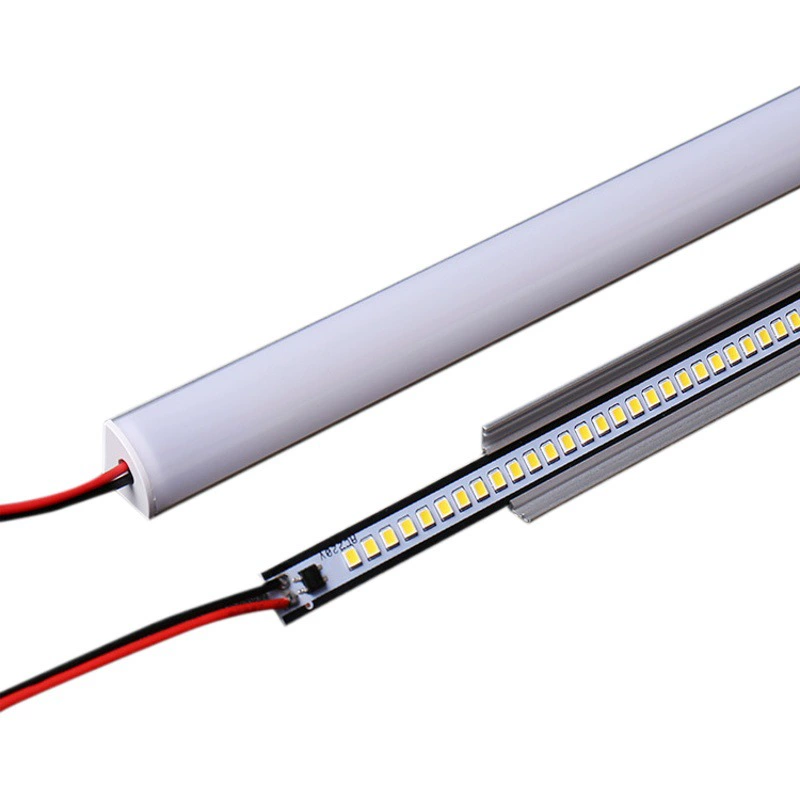 [Оптовые хорошие товары] Светодиодный линейный свет 220 В Прямоугольный подвесной шкаф для обуви Винный шкаф Лестница V-образная коническая жесткая световая планка