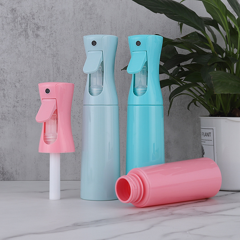 200/300/500ml niebla fina botella de pulverización continua desinfección de alcohol sub-botella de jardinería riego de pulverización continua