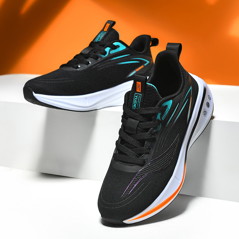 Zapatos de hombre 2024 nuevos zapatos de malla de otoño transpirables juveniles de carreras casuales de moda papá zapatos