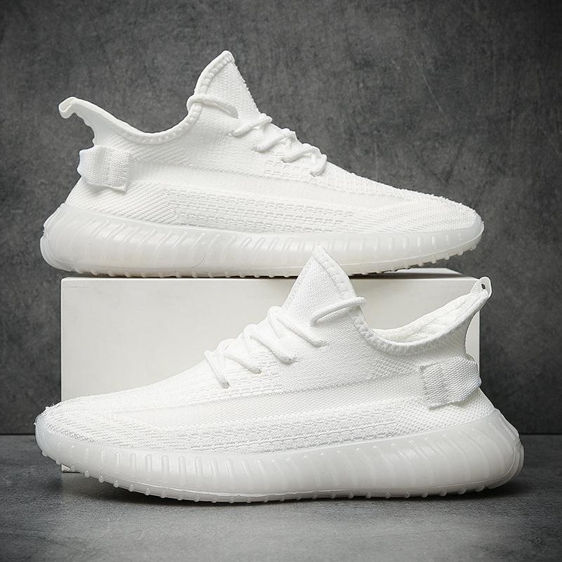 New white shoes men's shoes 350 coconut shoes wholesale breathable mesh shoes Joker men's sneaker casual fashion shoes
