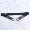 Daisy denim black+middle buckle