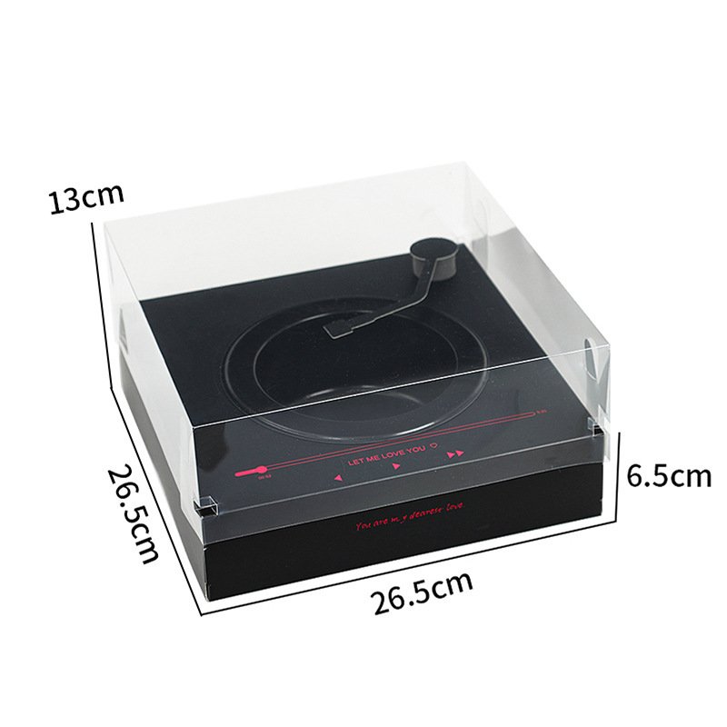 Caja de regalo de frutas Caja de embalaje de alta calidad Caja de regalo de Año Nuevo Caja de regalo de primavera Cubierta transparente Caja de embalaje de alta calidad Caja vacía de mano