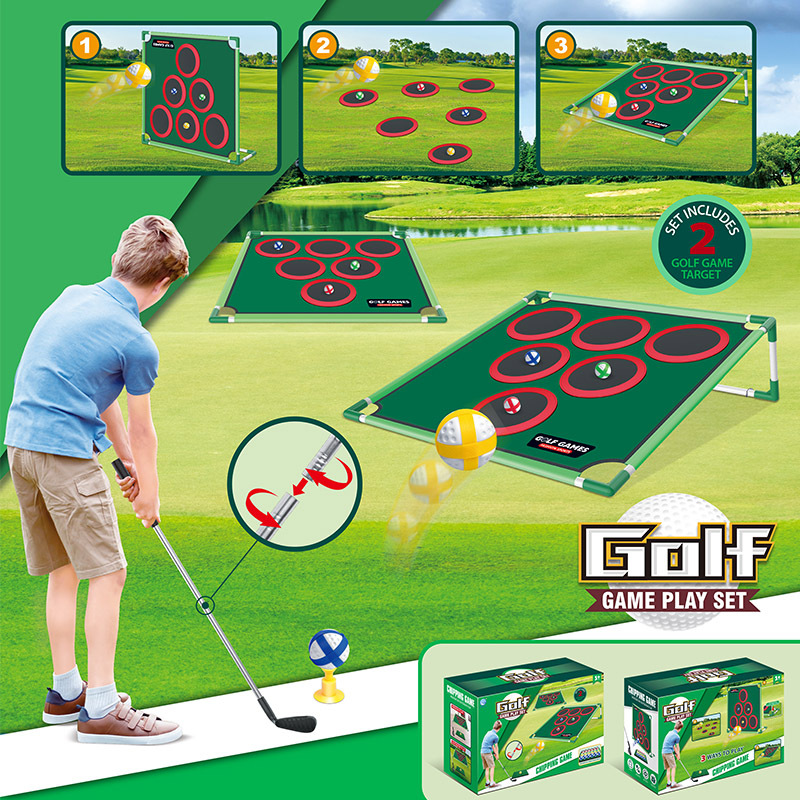 Juegos de golf transfronterizos almohadilla objetivo banda de soporte práctica indoor al aire libre juego interactivo padre-hijo lote