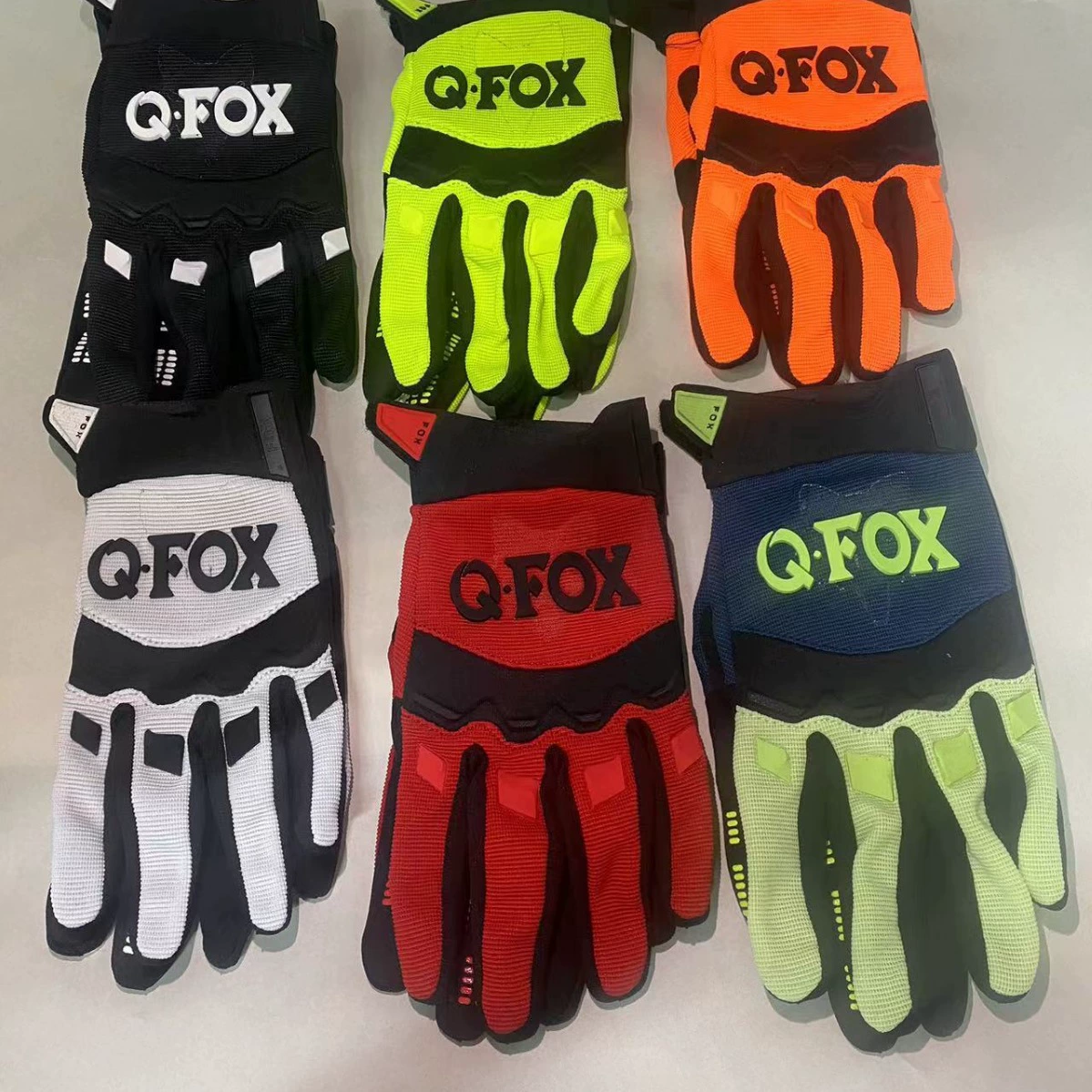 6 цветов, 24 новых сенсорных экрана, внедорожные велосипедные мотоциклетные велосипедные картинговые спортивные перчатки на открытом воздухе