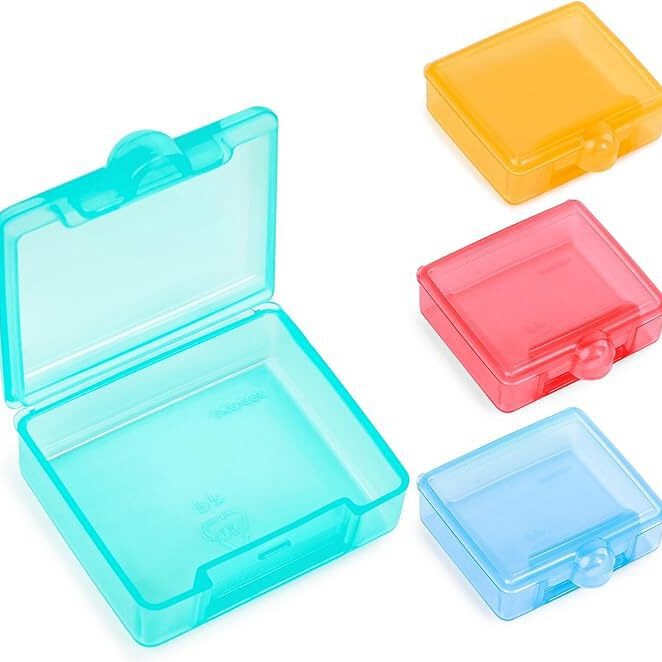 PP environmental portable plastic packaging box medicine jewelry storage box mini beads nail art transparent square box PP environmental portable plastic packaging box medicine jewelry storage box mini beads nail art transparent square box