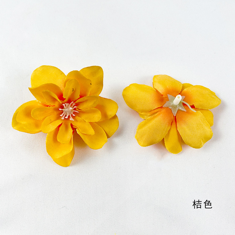 Flores hechas a mano de simulación de golondrina DIY ropa de decoración de cabello ilustración material de flores de pinzas flores falsas de hincia