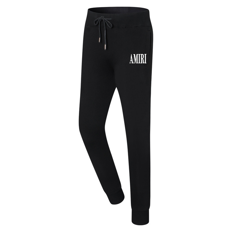 Amiri Cross-Border Trendy Brand Casual Pants Men's Spring & Fall Versatile Casual Cotton Sweatpants Loose Men's Aliexpress