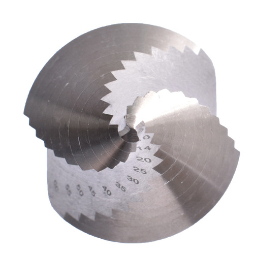 High speed steel 6-60mm pagoda drill triangular shank spiral groove step drill bit electric drill reaming step drill bit hole opener