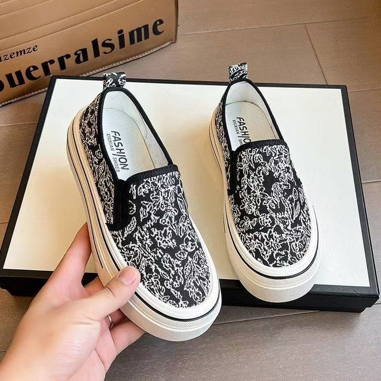 Zapatos de lona plana 2026 verano nuevo perezoso verano nuevo zapatos de mujer transpirables zapatos casuales para mujeres image 7