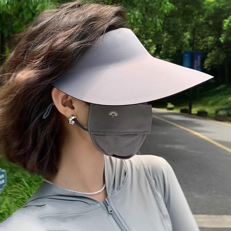 Γυναικείο, καλοκαιρινό, άδειο τοπ για άνδρες, καπέλο ηλίου για ποδηλασία με μεγάλο γείσο_voghion.com