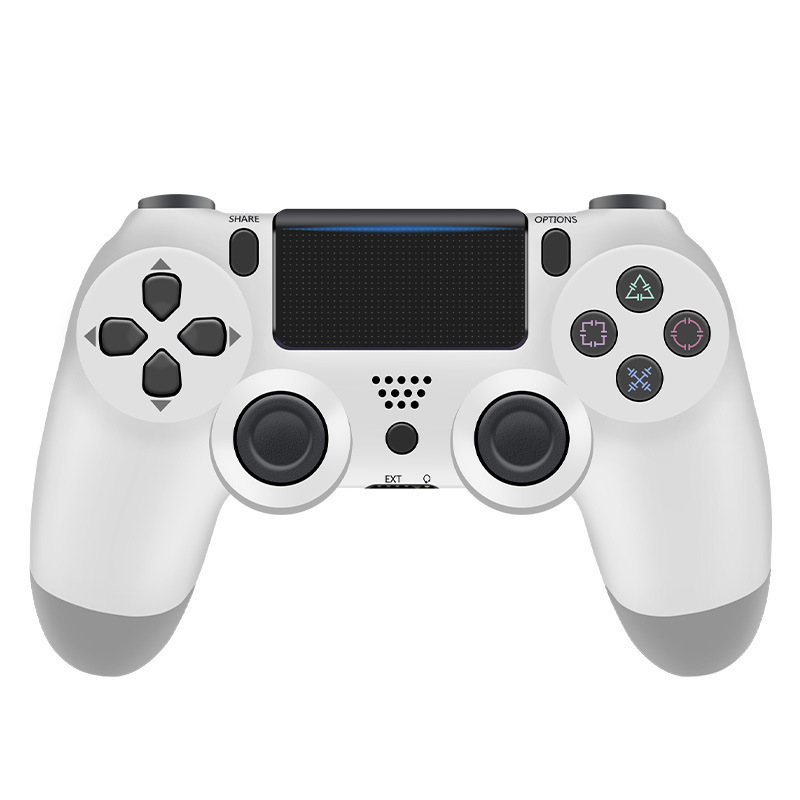 Controlador de juego p4 transfronterizo, función analógica de seis ejes de doble vibración, controlador de juego P4, controlador de juego inalámbrico Bluetooth p4