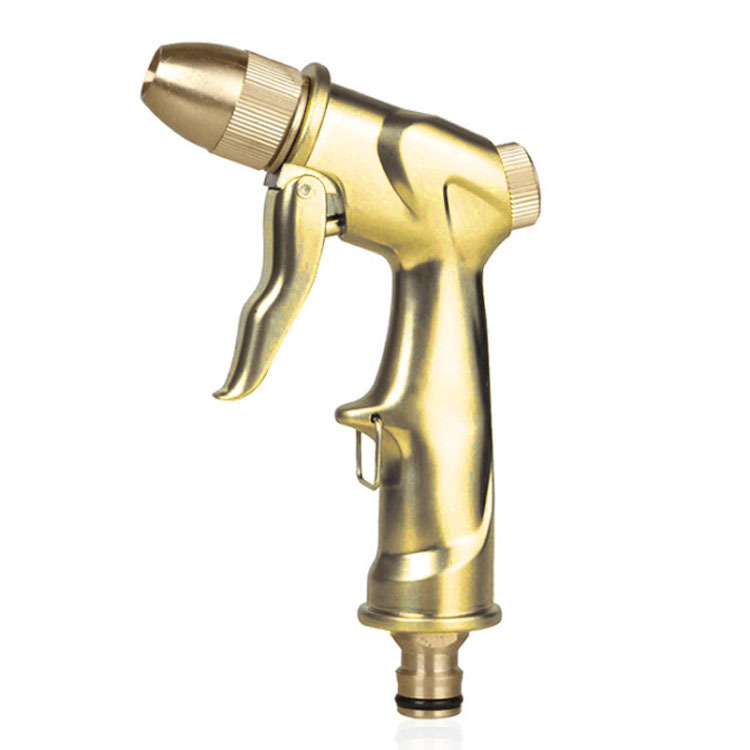 Full Metal Copper Head Water Gun Car Washing Water Gun Complete Set With Accessories Water Gun Gardening Watering Water Gun Tool