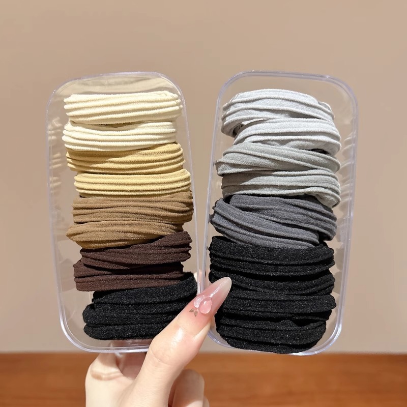 High Ponytail Hair Tie, High Elasticity Durable Rubber Band, Women's Hair Band, 2025 New Model, High-End Versatile Hair Accessory