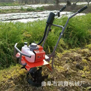 微耕机小型多功能全齿轮柴油汽油松土机起垄除草旋耕机开沟耕地机