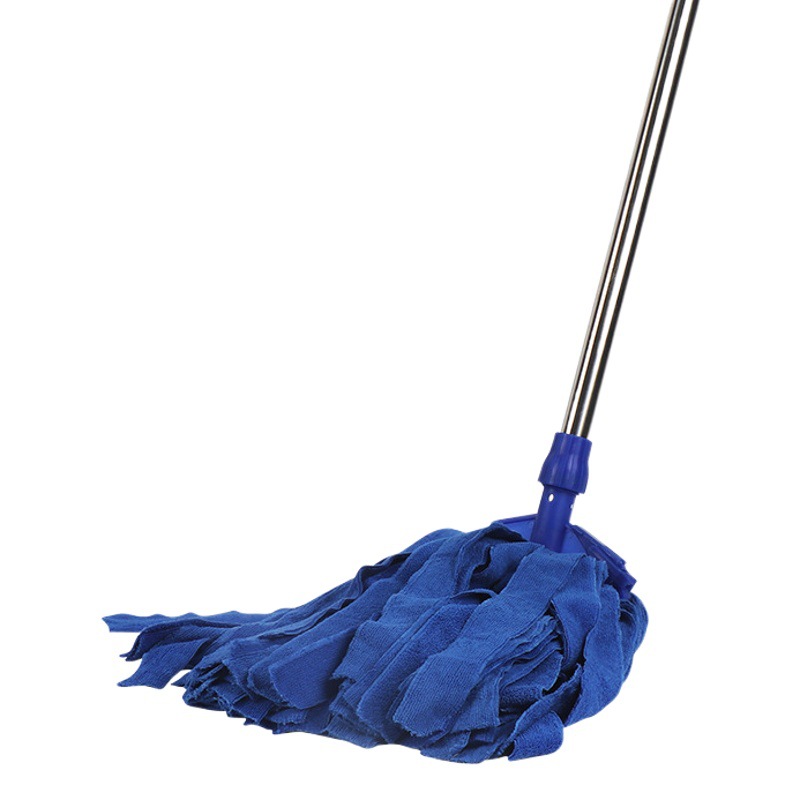 Fregona hogar al por mayor escuela Hospital Hotel piso limpieza fibra paño fregona reemplazo fregona plegable cabeza de paño